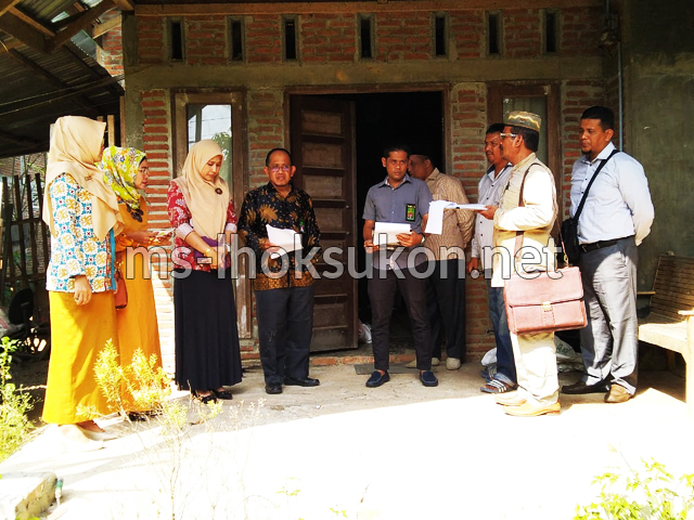 Mahkamah Syar’iyah Lhoksukon melaksanakan Pemeriksaan Setempat 20 Desember 2018