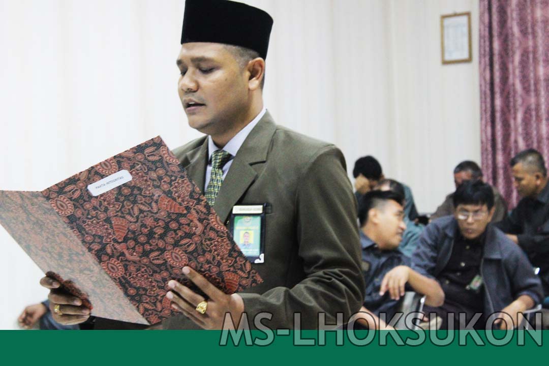 Pelantikan Kasubbag PTIP Mahkamah Syar’iyah Lhoksukon