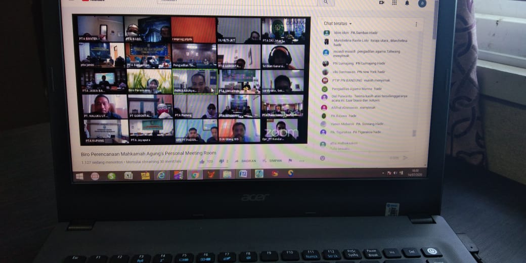 Kesekretariatan MS Lhoksukon mengikut Bimtek RSPP dan Aplikasi SAKTI modul penganggaran