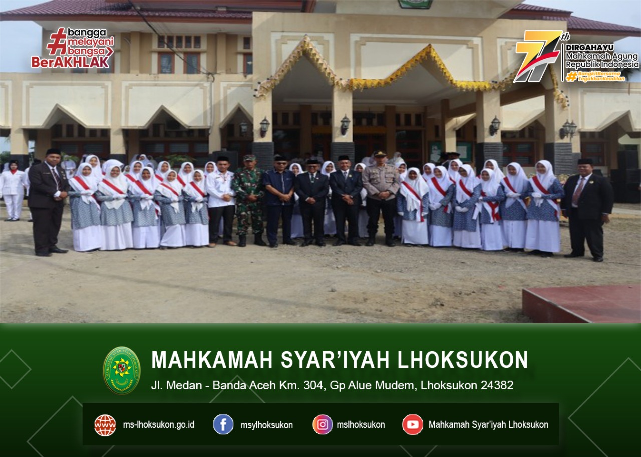 Ketua MS Lhoksukon menghadiri Upacara Hari Amal Bakti Kementerian Agama