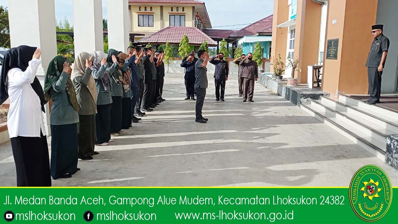 Apel Pagi Perdana Pasca Idul Fitri
