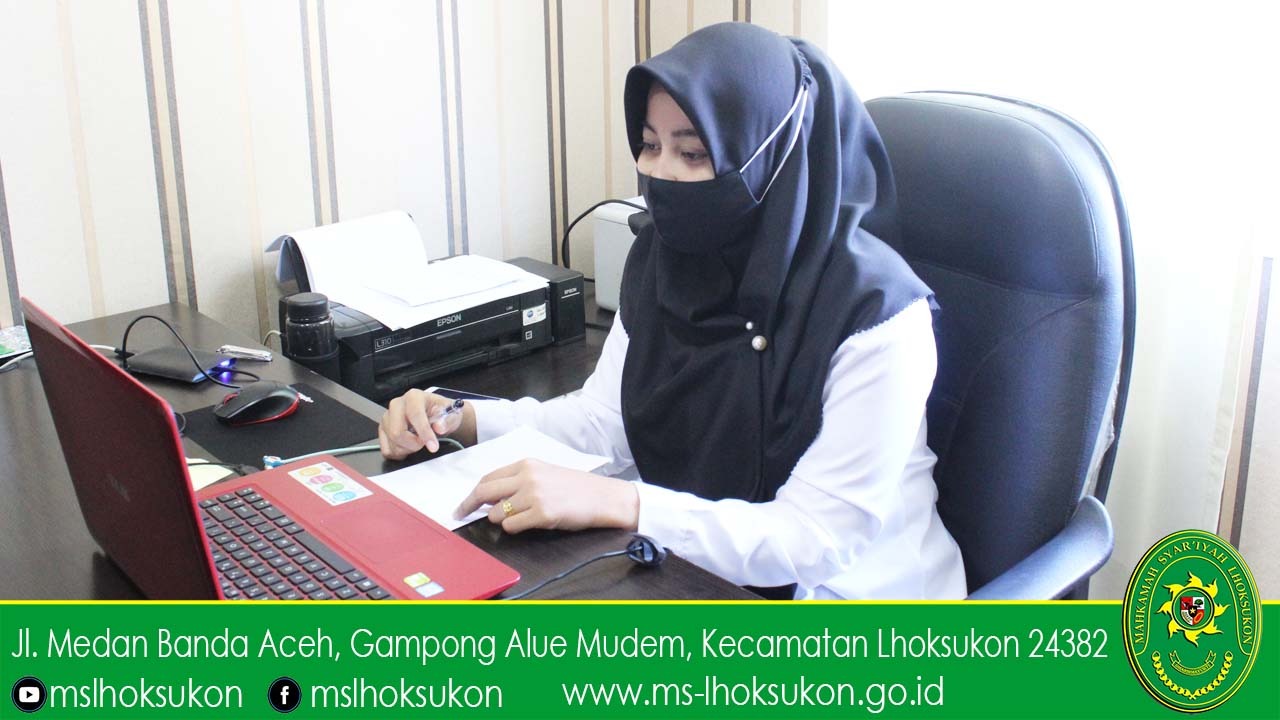 CPNS Arsiparis MS Lhoksukon mengikuti Sosialisasi Manajemen Kepegawaian Dasar