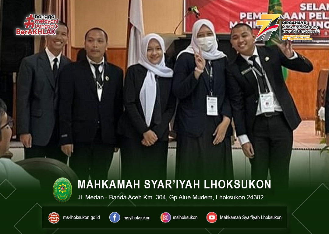CPNS MS Lhoksukon meraih peringkat 4 Terbaik dalam Latsar
