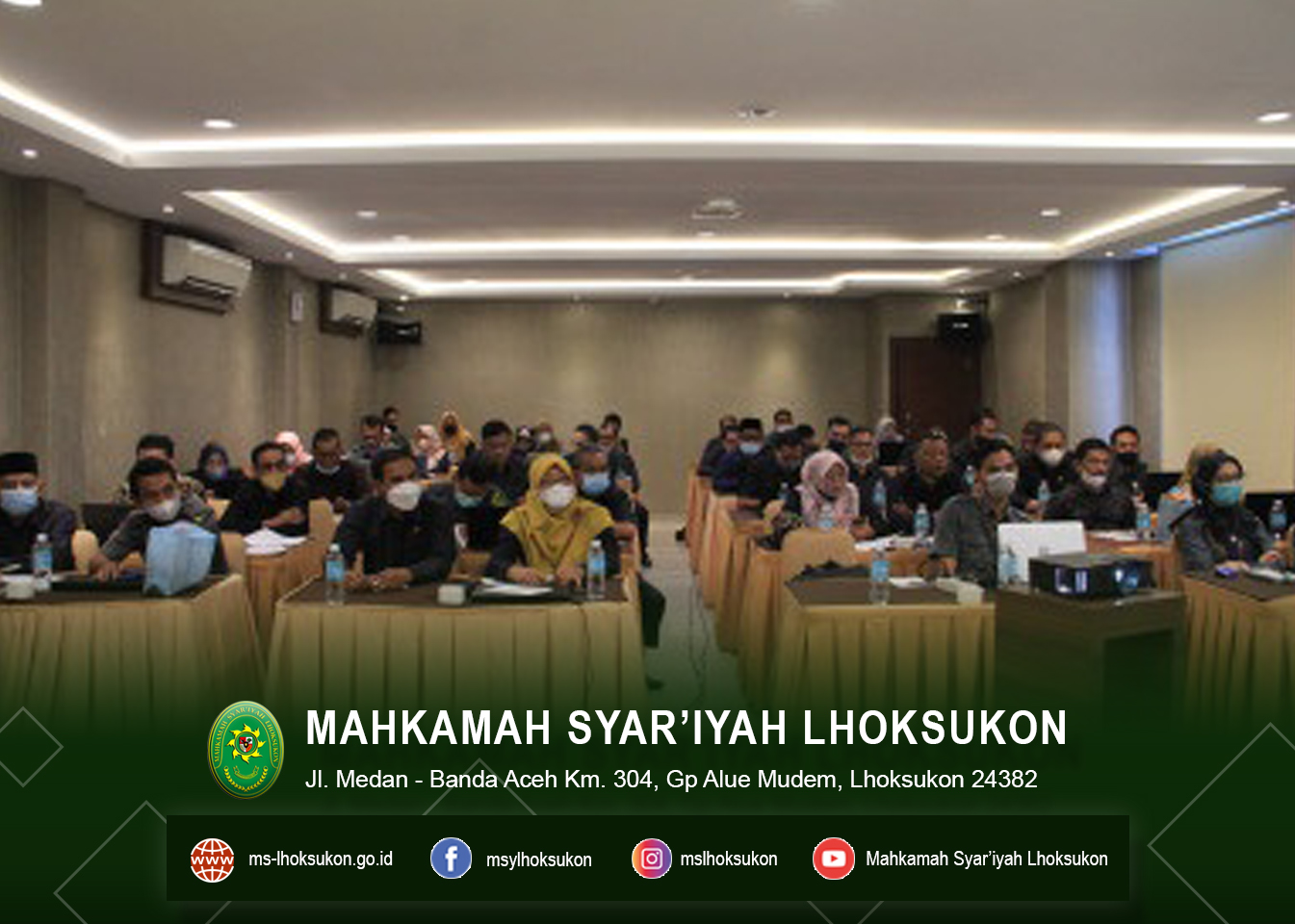 MS Lhoksukon mengikuti Bimtek Pengelolaan PNBP Tahun 2021