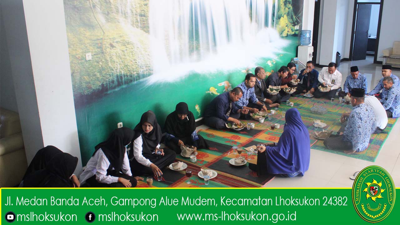 Coffee Morning di Mahkamah Syar’iyah Lhoksukon