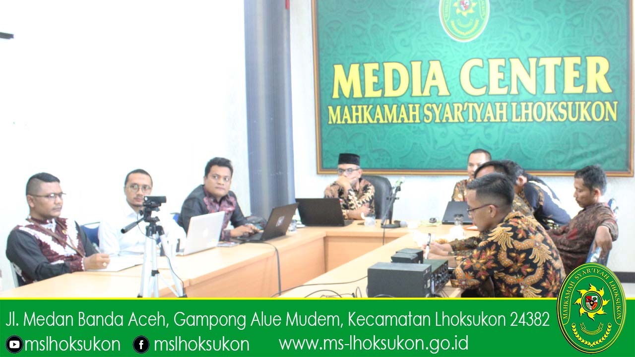 Pemaparan Oleh Koordinator Area ZI MS Lhoksukon