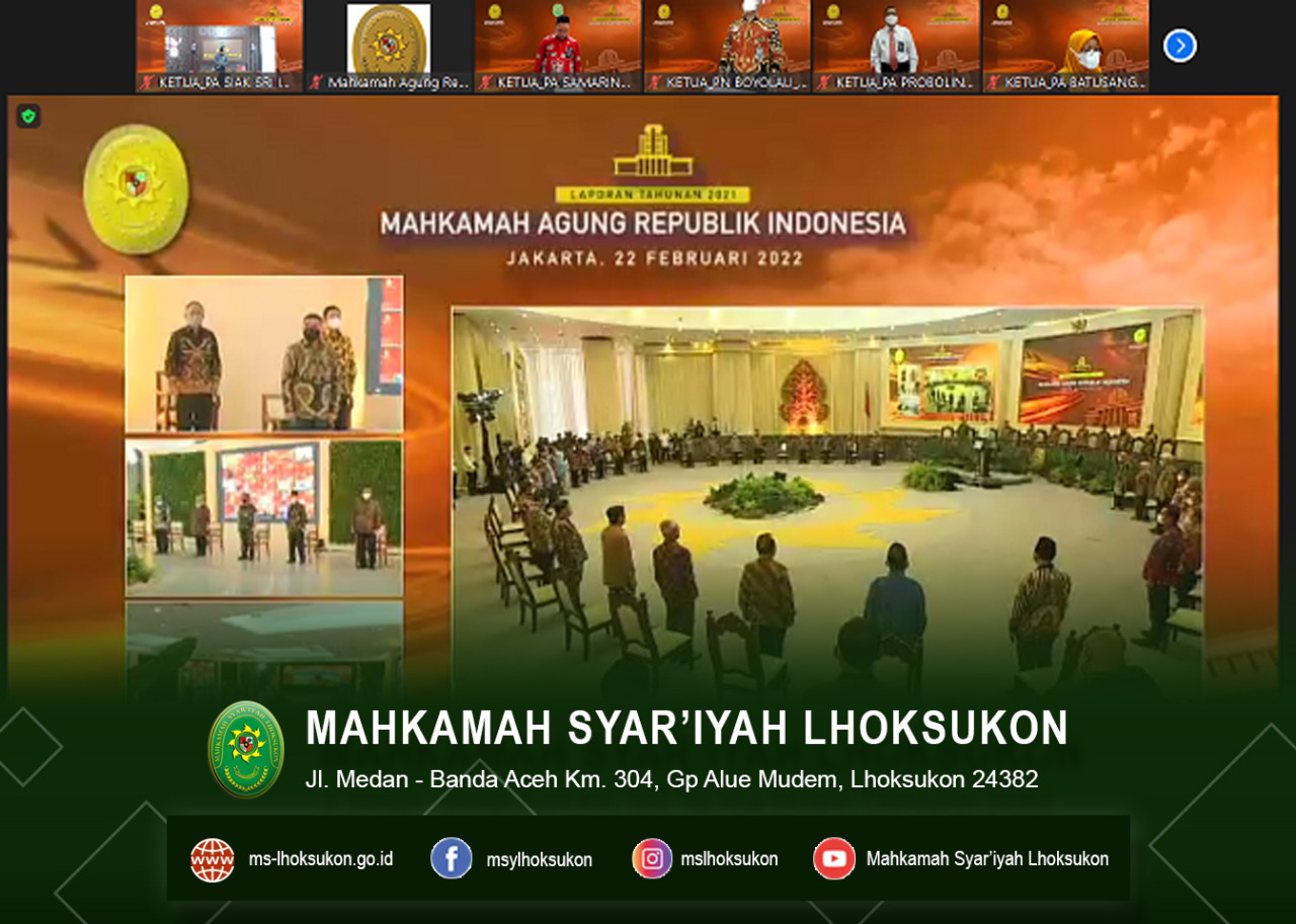 Ketua MS Lhoksukon mengikuti Gladi Kotor dan Gladi Bersih Laptah MA – RI