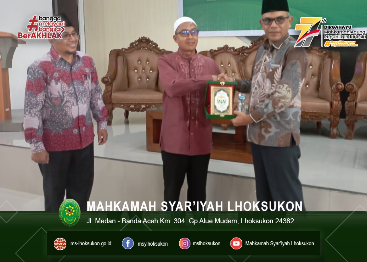 Penandatanganan MoU Antara MS Lhoksukon dengan IAIN Lhokseumawe