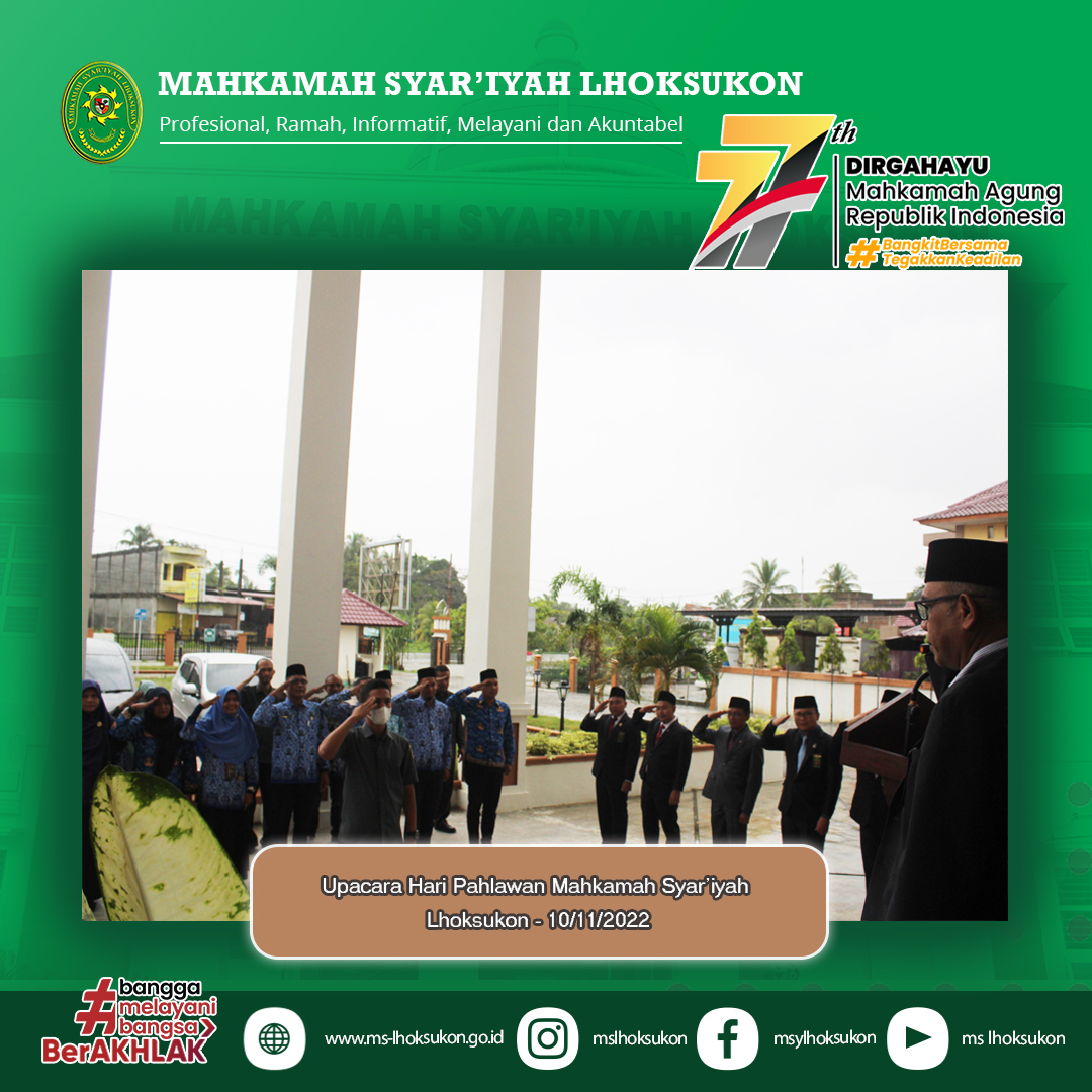 Upacara Peringatan Hari Pahlawan MS Lhoksukon