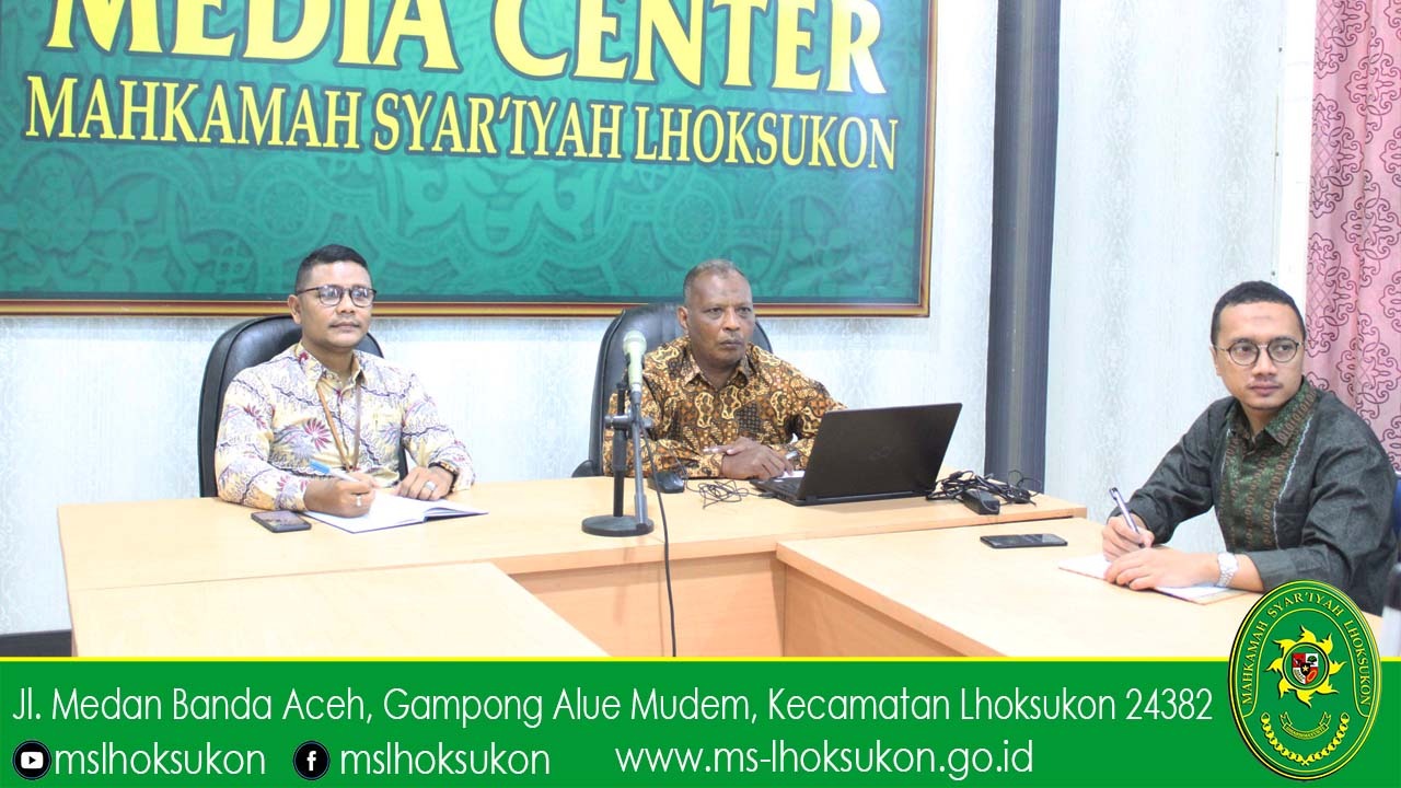 MS Lhoksukon Mengikuti Kegiatan Sosialisasi PDASN