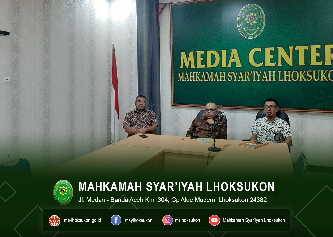 MS Lhoksukon mengikuti Pembinaan Oleh MS Aceh Secara Virtual