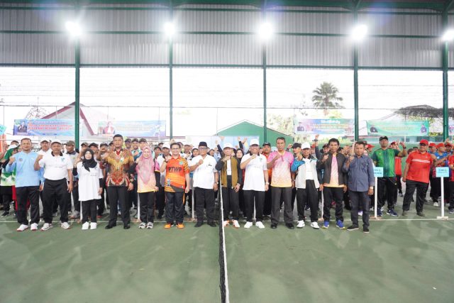 Kontingen Mahkamah Syar'iyah Lhoksukon mengikuti turnamen PTWP Piala KMS Aceh CUP yang ke VII_2