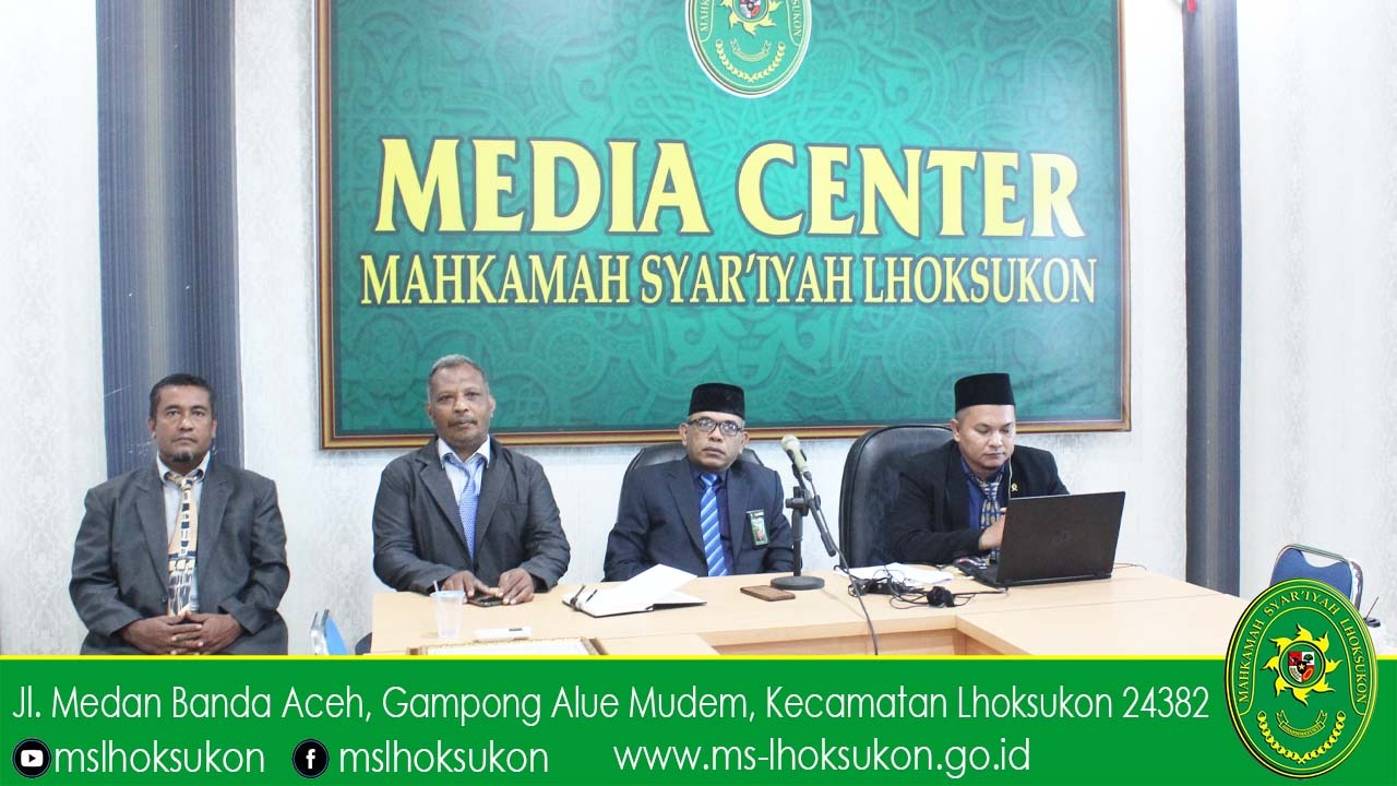 MS Lhoksukon mengikuti Rapat Koordinasi Ditjen Badilag Tahun 2021