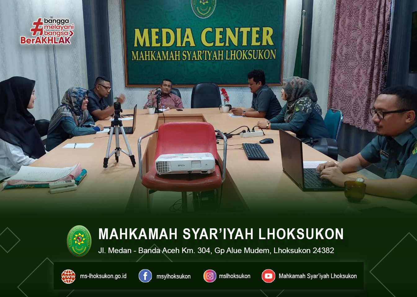 Rapat Kesekretariatan MS Lhoksukon Minggu Ketiga Bulan Mei Tahun 2022