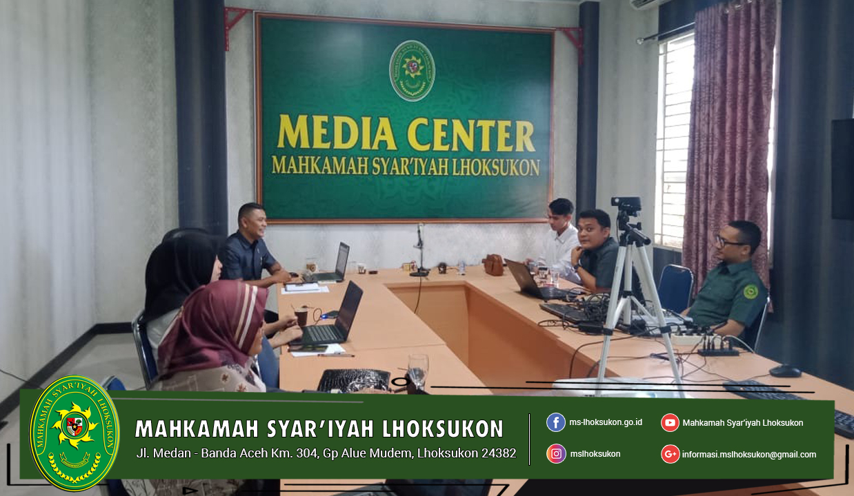 Tim Pengelola Anggaran MS Lhoksukon Mengikuti Kegiatan Persiapan Penyusunan Alokasi Anggaran Tahun 2022