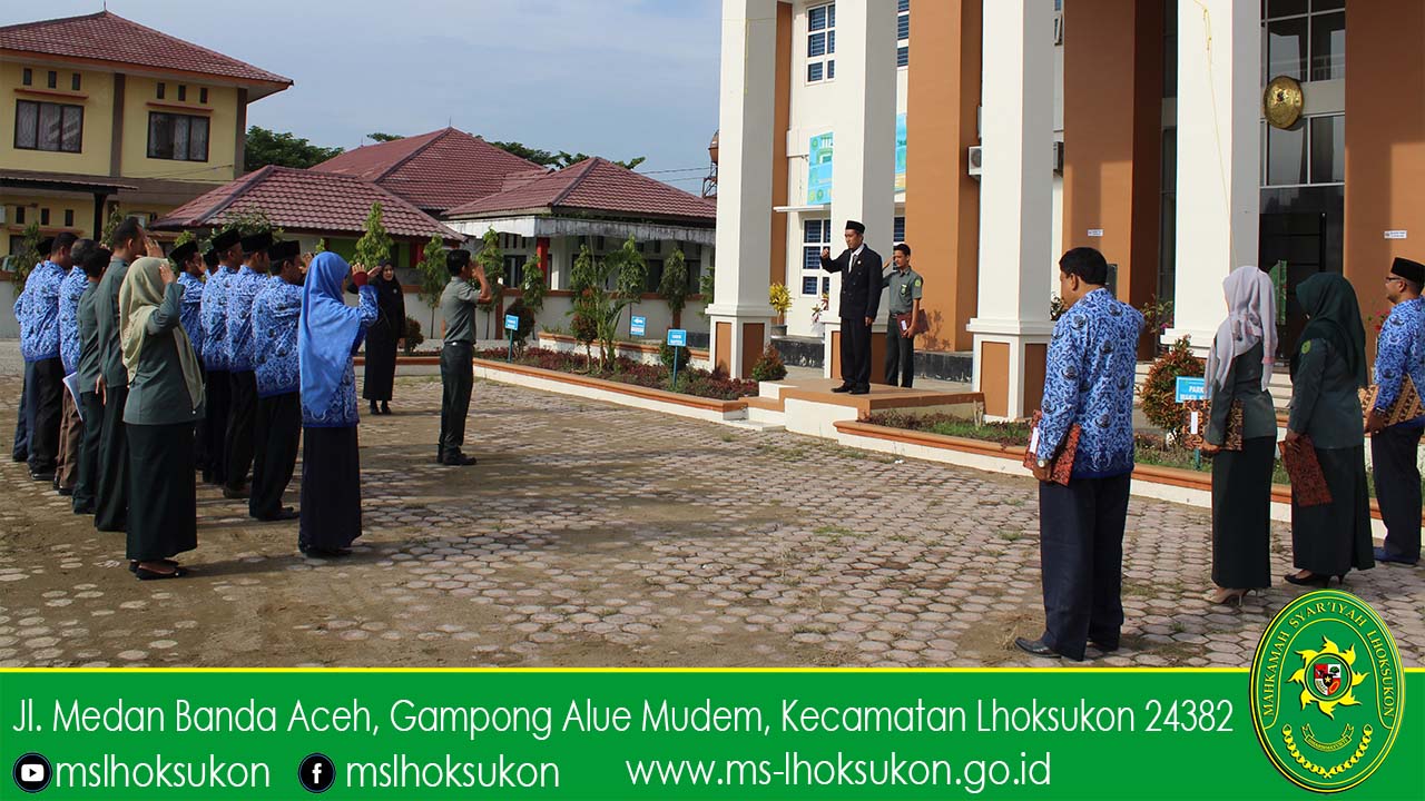 Mahkamah Syar’iyah Lhoksukon Melaksanakan Upacara Hari Kesaktian Pancasila
