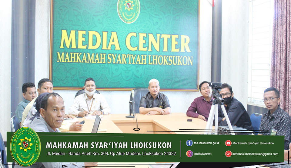 MS Lhoksukon Mengikuti Bimbingan Teknis dan Sosialisasi SIKEP, SAPK, MySAPK dan SITARA