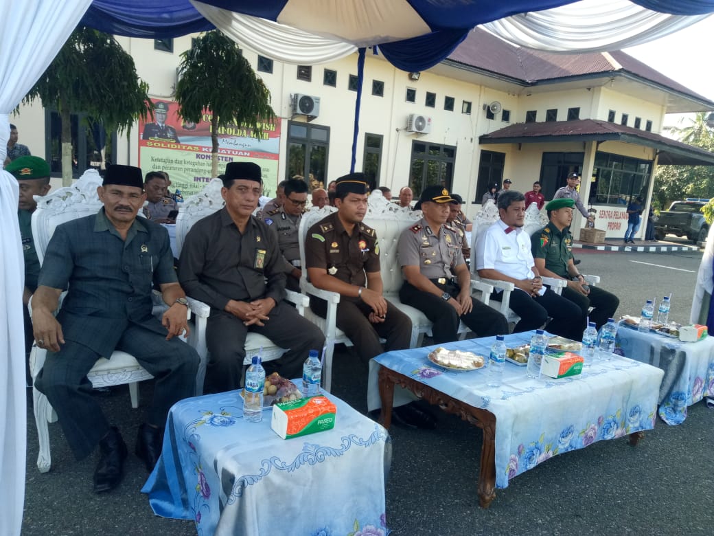 Ketua MS Lhoksukon menghadiri Upacara HUT Satuan Pengamanan ke-39