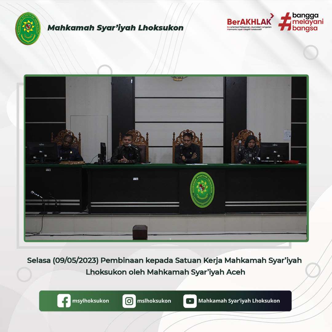 Pembinaan Wakil Ketua MS Aceh Ke MS Lhoksukon