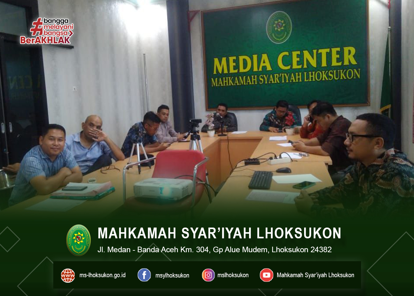 MS Lhoksukon Mengikuti Sosialisasi Pelaksanaan E-Eksaminasi Tahun 2022
