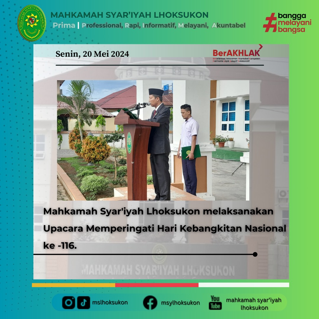 upacara hari Kebangkitan nasional ke - 166