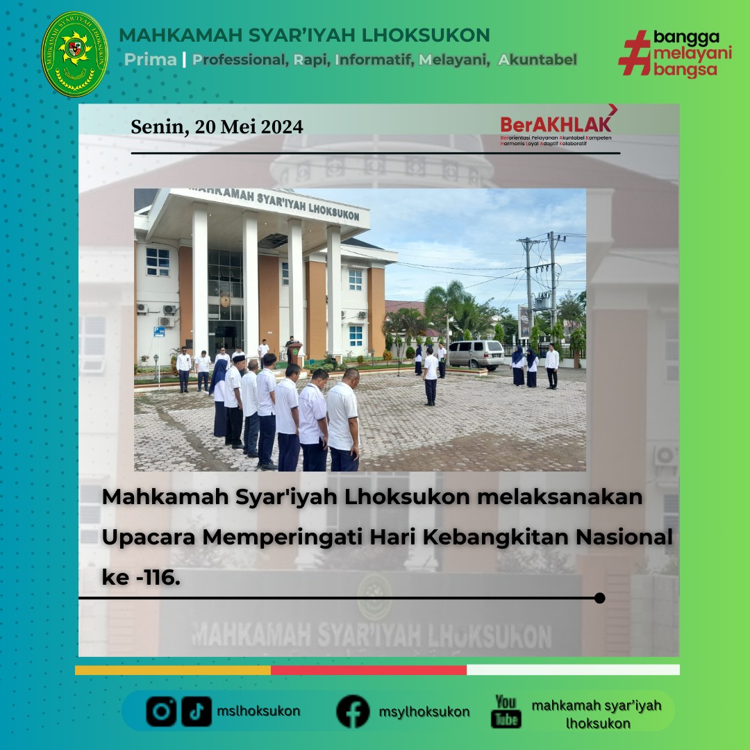 upacara hari Kebangkitan nasional ke - 166