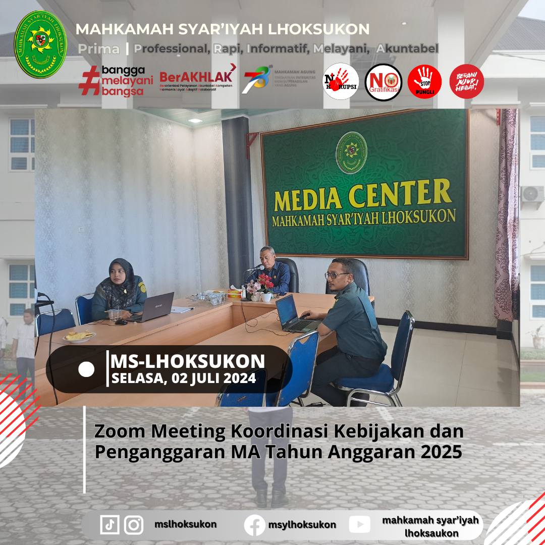 zoom koordinasi Kebijakan