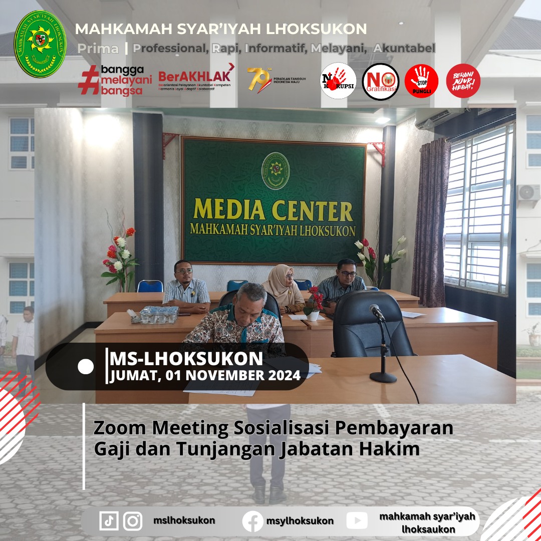 Zoom Meeting Sosialisasi Pembayaran Gaji dan Tunjangan Jabatan Hakim11