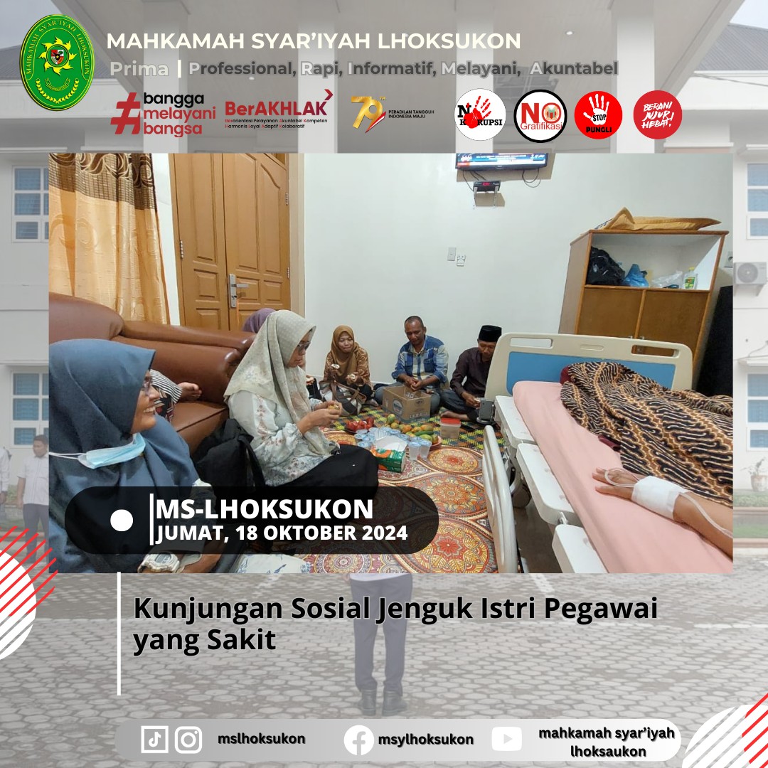 kunjungan sosial Jenguk Anak Pegawai Yang Sakit2