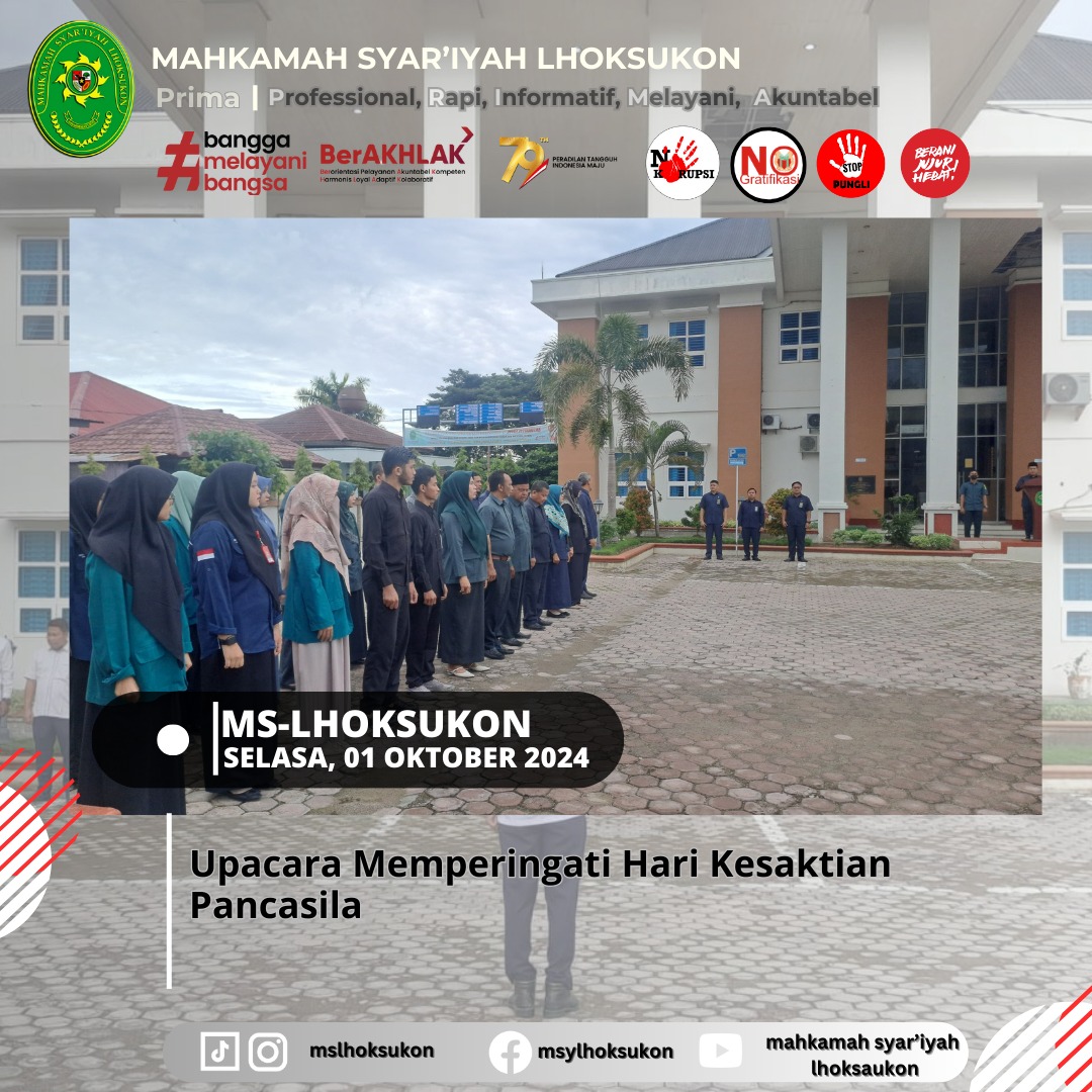 upacara Hari Kesaktian pansila1oktober2