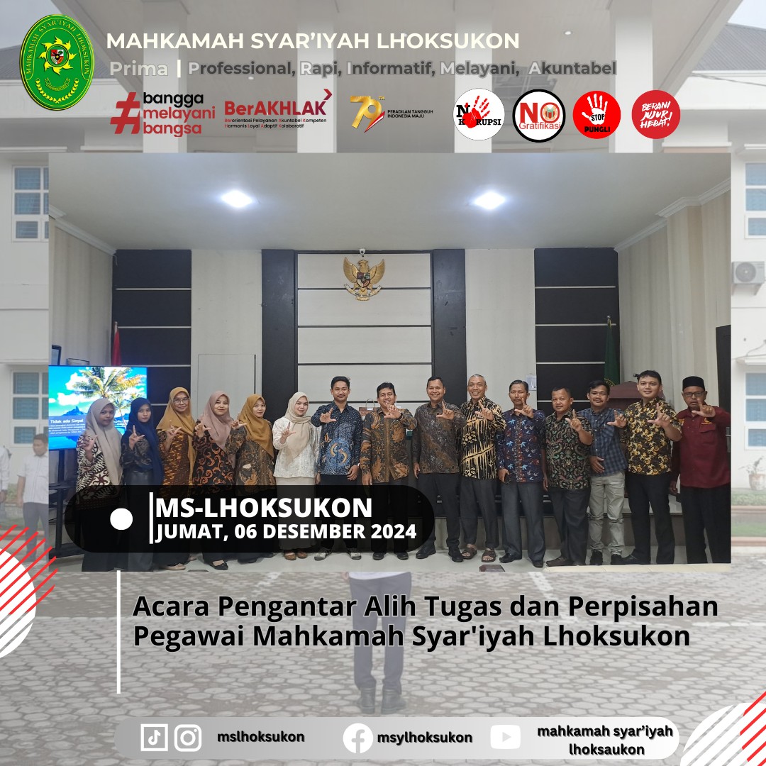 acara pengantar alih tugas pak muhajir dan ansari1