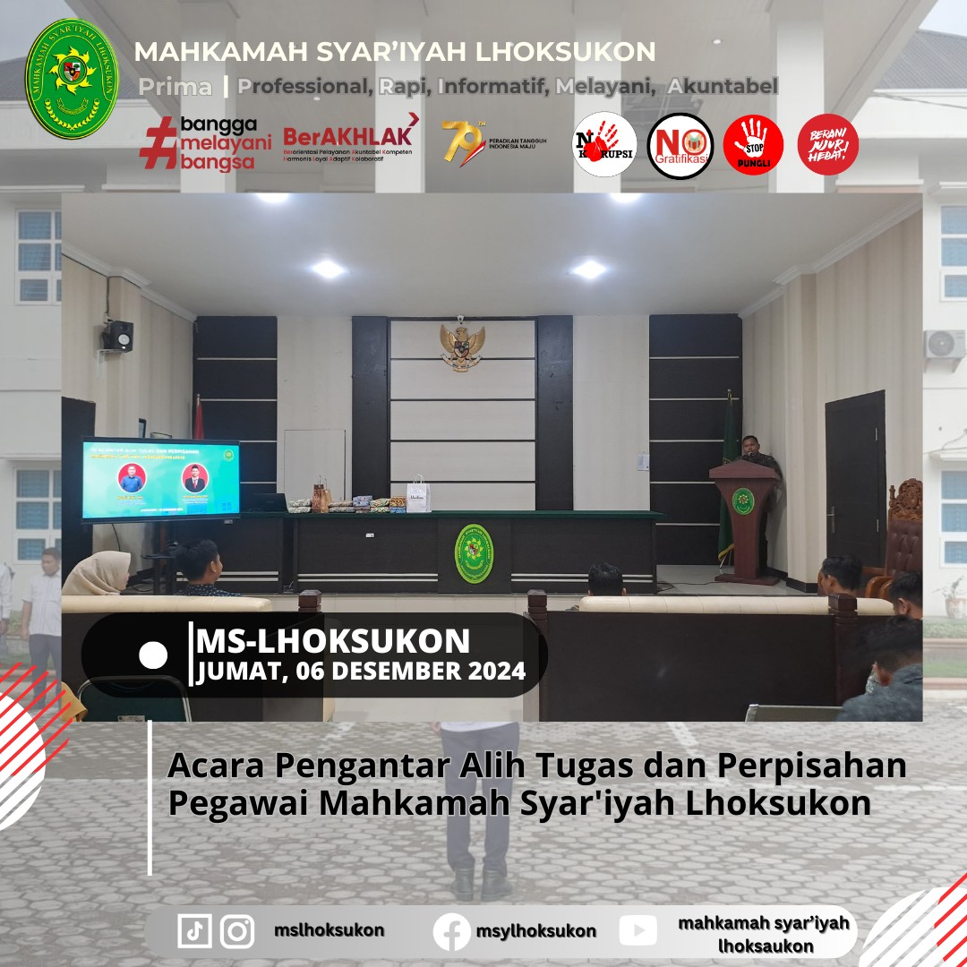 acara pengantar alih tugas pak muhajir dan ansari2