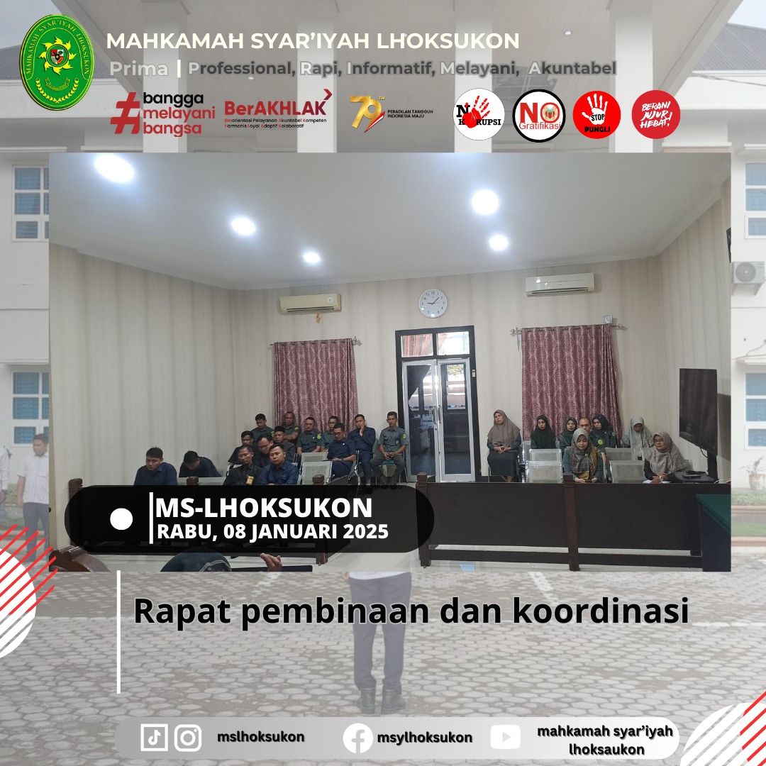 Rapat Pembinaan dan koordinasi 2025