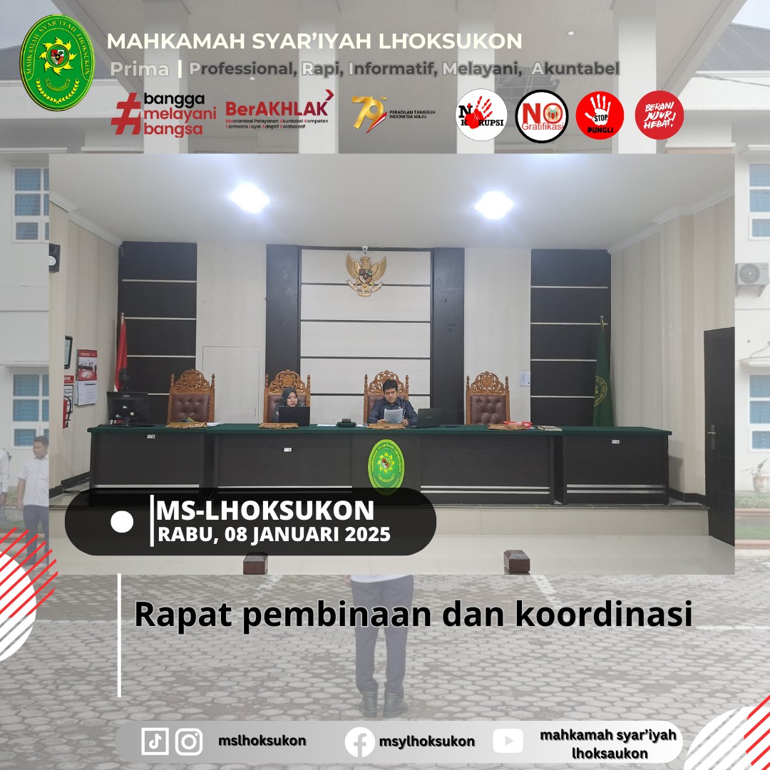 Rapat Pembinaan dan koordinasi 2025