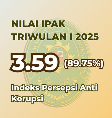 Nilai IPAK Mahkamah Syar'iyah Lhoksukon